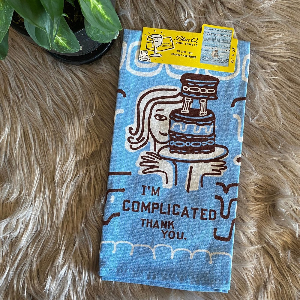 Blue Q Dishtowel "I'm Complicated"